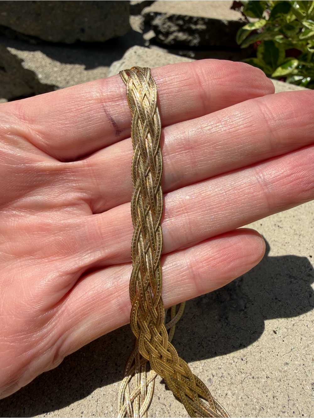 Rare, Vintage Italian Milor 14k gold chain